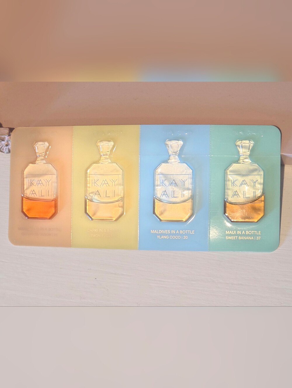 Kayali Vacation In A Bottle Sample Set Of 4 0.6 Oz Each